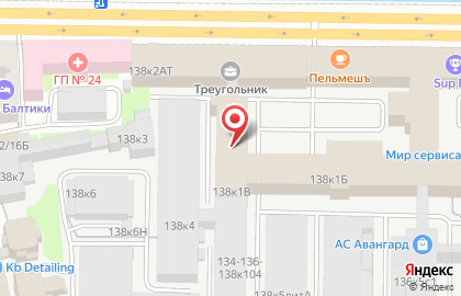 ЮРцентр на набережной Обводного канала на карте