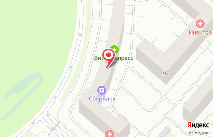Продовольственный магазин в Пушкинском районе на карте