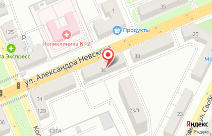 Продовольственный магазин, ООО Колос плюс на карте