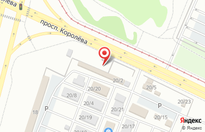 Торговая фирма Акваплюс на проспекте Королёва на карте