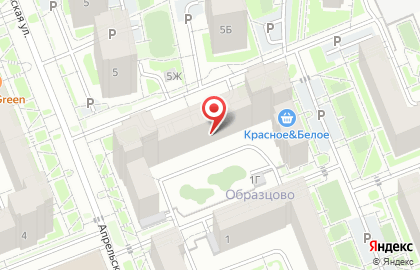 Парикмахерская Букля на Апрельской улице на карте