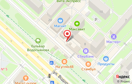 Киоск по продаже хлебобулочных изделий на улице 15-й микрорайон на карте