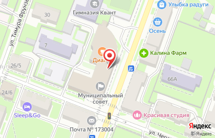 Новгородский центр современного искусства, МАУК на карте