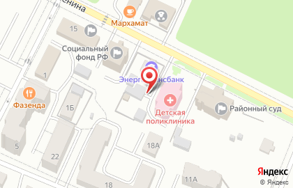 Супермаркет У Ромы на улице Ленина на карте