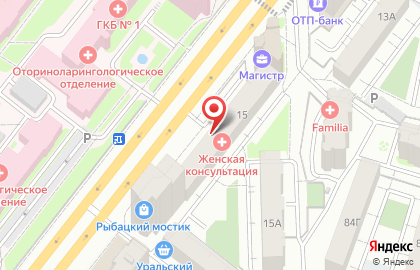Женская консультация Городская клиническая больница №1 на улице Воровского, 15 на карте