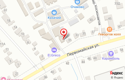 Продуктовый магазин Три Богатыря, продуктовый магазин на Первомайской улице на карте