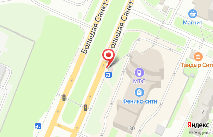 Салон ЦветНовТорг на Большой Санкт-Петербургской улице на карте