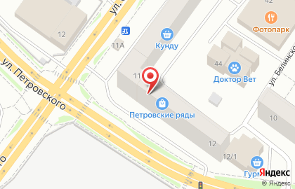 Магазин семян на улице Петровского на карте