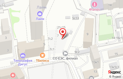 Перспектива на Староалексеевской улице на карте
