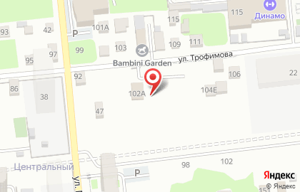 Магазин спортивного питания Бадразвес на улице Трофимова на карте