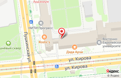 Косметический кабинет на Пушкинской улице на карте