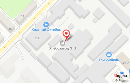 Хлебозавод №3 г. Рязани на улице Чкалова на карте