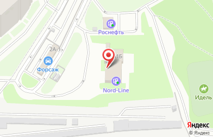 Газовая заправка Пропан24 на метро Площадь Мужества на карте