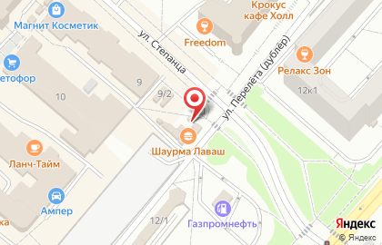Кафе быстрого питания Шаурмастер на проспекте Комарова на карте
