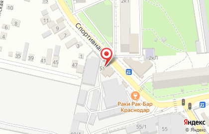 Химчистка-прачечная Московская на Спортивной улице на карте
