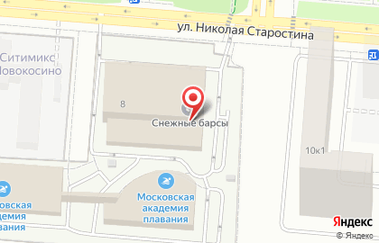 Ледовый дворец Новокосинский на карте