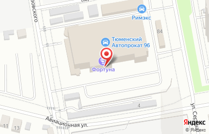 Бильярдный клуб Фортуна на улице Айвазовского на карте