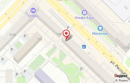 Дом Обуви в Тюмени на карте