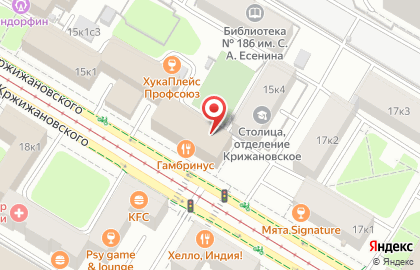 Стардог!s на улице Кржижановского на карте