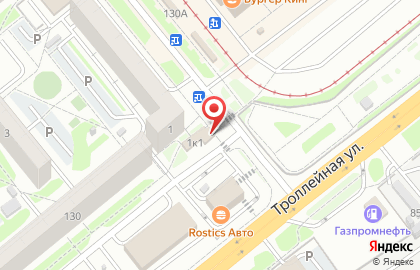 Киоск по продаже фруктов и овощей в Новосибирске на карте