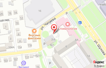 Автомастерская в микрорайоне Ольминского на карте