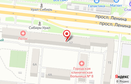 Интернет-магазин пряжи Crazy-Yarn в Тракторозаводском районе на карте
