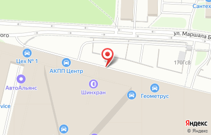 Магазин-склад Gflex на карте