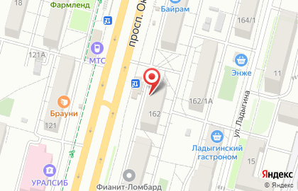 Аптека Фармленд на проспекте Октября, 162 на карте