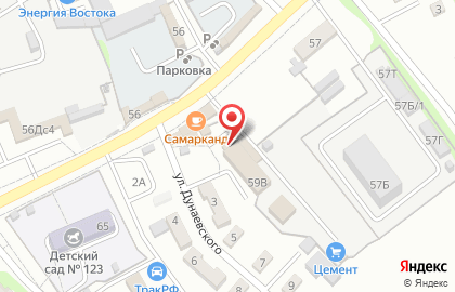 Супермаркет Солнышко на улице Лермонтова на карте
