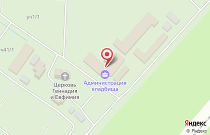 Ковалёвское кладбище в Санкт-Петербурге на карте