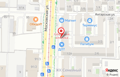Магазин алкогольной продукции Алкотека на Московской улице на карте