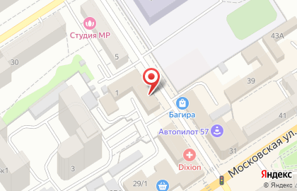 Орловская школа бизнеса на карте