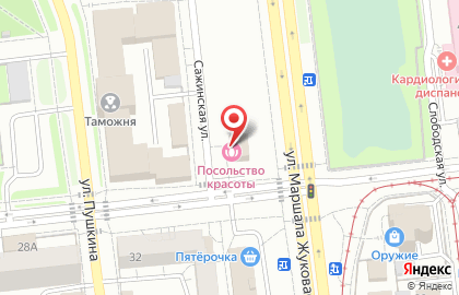 Центр слухопротезирования в Центральном районе на карте