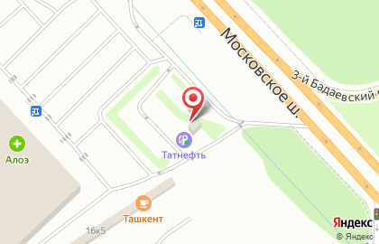 АЗС Neste на метро Купчино на карте