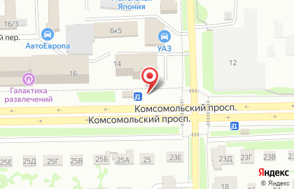 Продуктовый магазин в Челябинске на карте