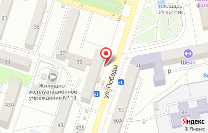 Белый кролик в Центральном районе на карте