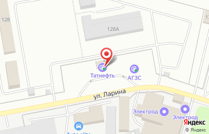 АЗС ВИС-СЕРВИС на улице Ларина на карте