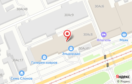 Магазин Эльдорадо в Красноярске на карте
