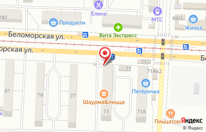 Кафе-пекарня Добропек на Беломорской улице на карте