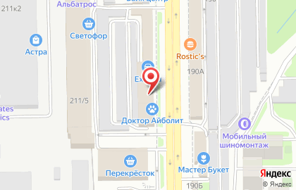 Магазин строительных материалов Уровень на проспекте Дзержинского на карте
