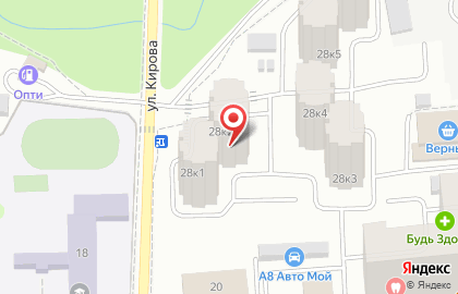 Клиника МедАспект на Хлебозаводской улице на карте