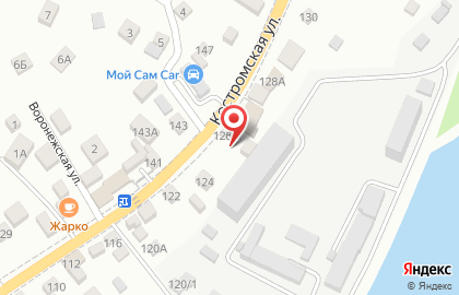 Магазин Торгоборудование на Костромской улице на карте