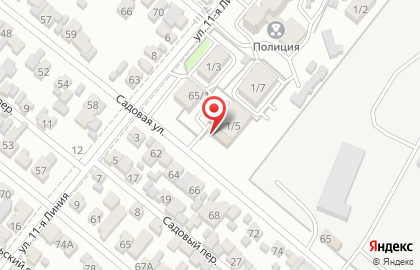 Производственно-торговая компания КоммунСтройСервис на Садовой улице на карте