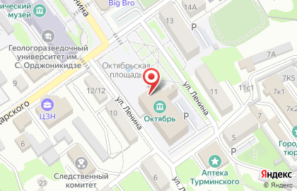 Центр молодежных инициатив на улице Ленина на карте