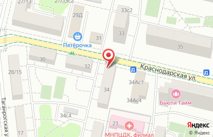 Микрофинансовая компания Кэш Поинт на Краснодарской улице на карте
