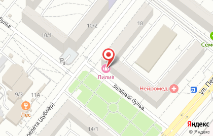Салон-парикмахерская Лилия в Кировском районе на карте
