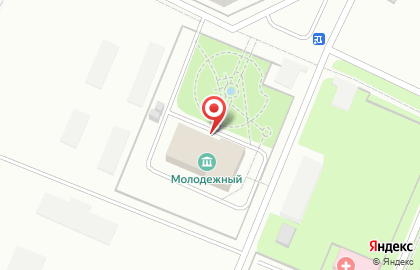 Молодёжный на карте