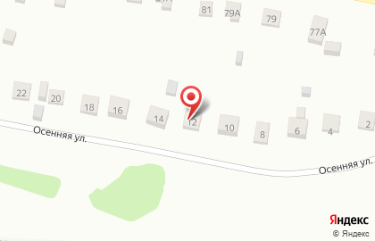 Оконная компания Эталон-окна на улице Осенняя на карте