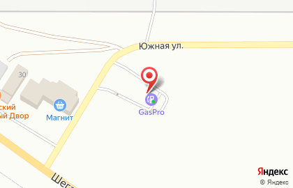 Сеть АГЗС GasPro в Томске на карте
