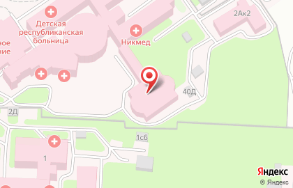 Медицинская компания Никмед-МРТ в Октябрьском районе на карте